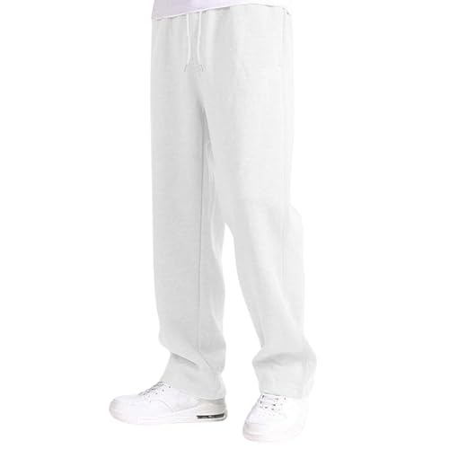 Cargo Sweatpants for Teen Boys 16-18 Mens Heavyweight Cargo Fleece Sweatpants Relaxed Fit Joggers with Pockets Sweat Pants