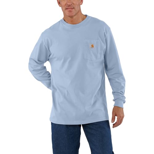 Carhartt Men's Loose Fit Heavyweight Long Sleeve Pocket T-Shirt