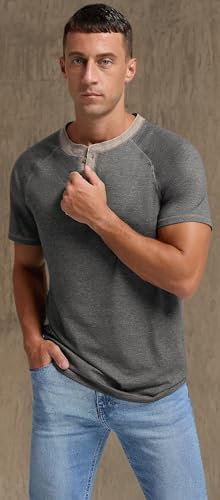 Sailwind Mens Henley Long/Short Sleeve T-Shirt Cotton Casual Shirt