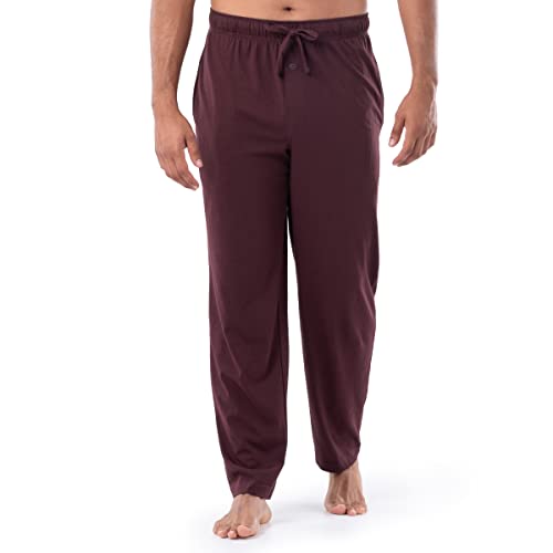 Fruit of the Loom Men's Extended Sizes Jersey Knit Sleep Pajama Lounge Pant (1 & 2 Packs)