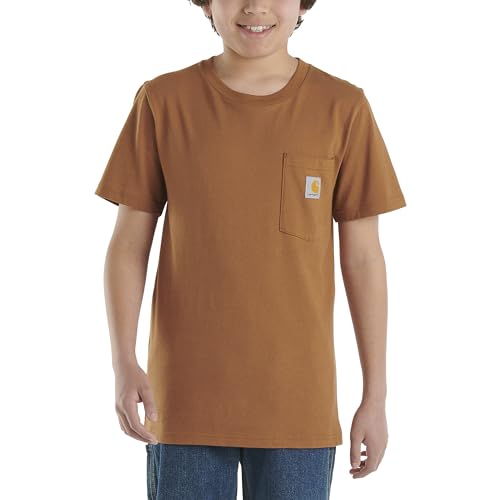 Carhartt Unisex Kid's Short Sleeve Pocket T Tee Shirt