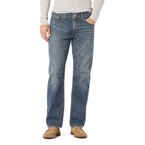 Levi Strauss Signature Gold Men's Relaxed Fit Flex Jeans (Available in Big & Tall)