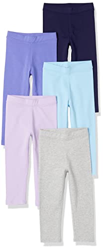 Amazon Essentials Girls and Toddlers' Leggings, Multipacks