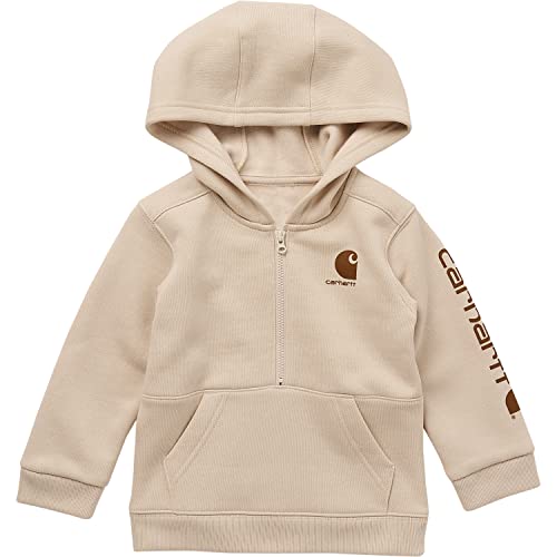 Carhartt Boys' Long-Sleeve Half-Zip Hooded Sweatshirt