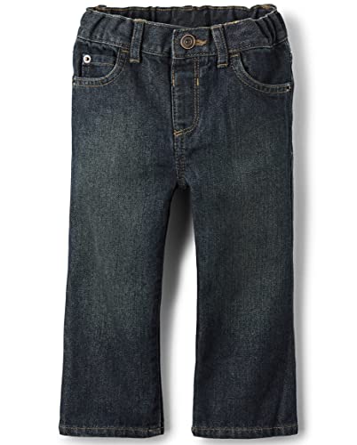 The Children's Place Baby and Toddler Boys' Basic Bootcut Jeans