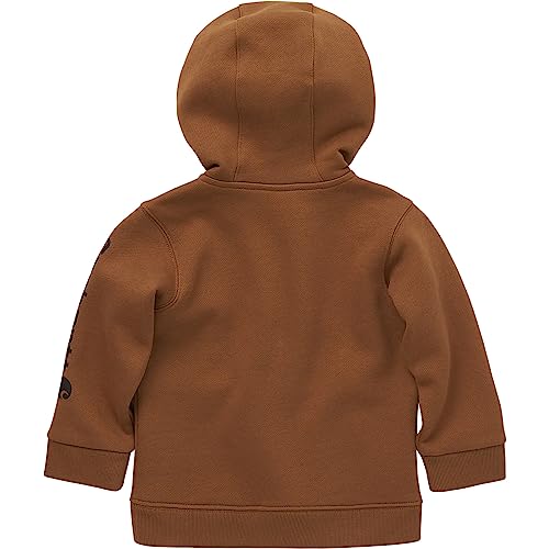 Carhartt Boys' Long-Sleeve Half-Zip Hooded Sweatshirt