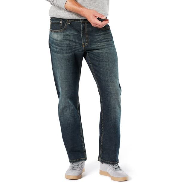 Levi Strauss Signature Gold Men's Relaxed Fit Flex Jeans (Available in Big & Tall)