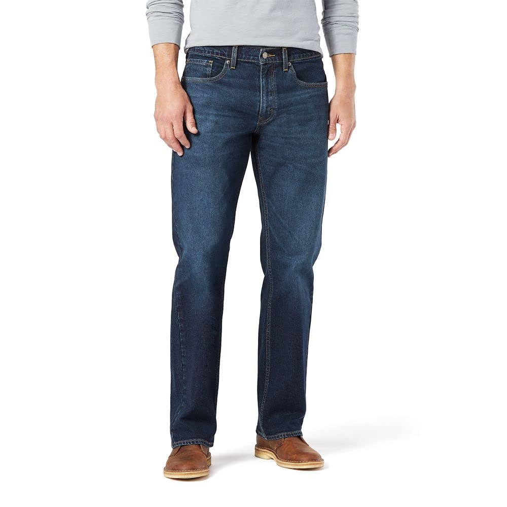 Levi Strauss Signature Gold Men's Relaxed Fit Flex Jeans (Available in Big & Tall)