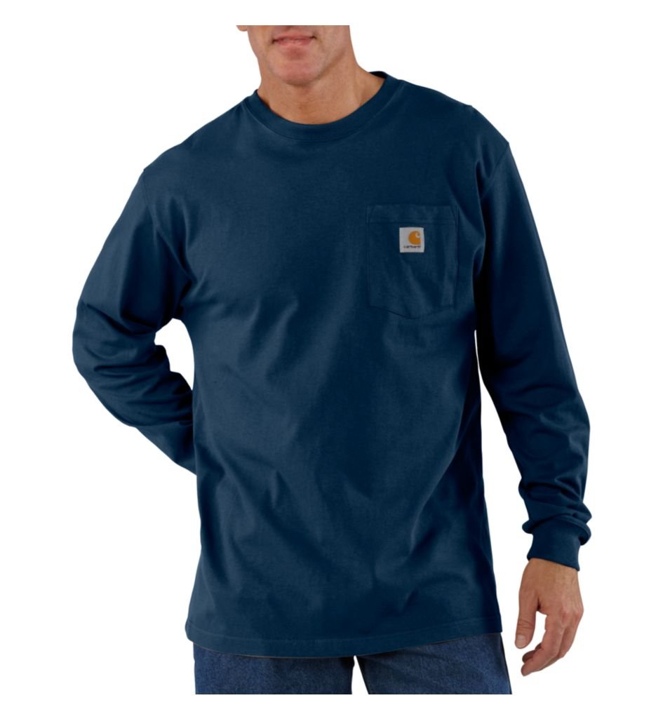 Carhartt Men's Loose Fit Heavyweight Long Sleeve Pocket T-Shirt