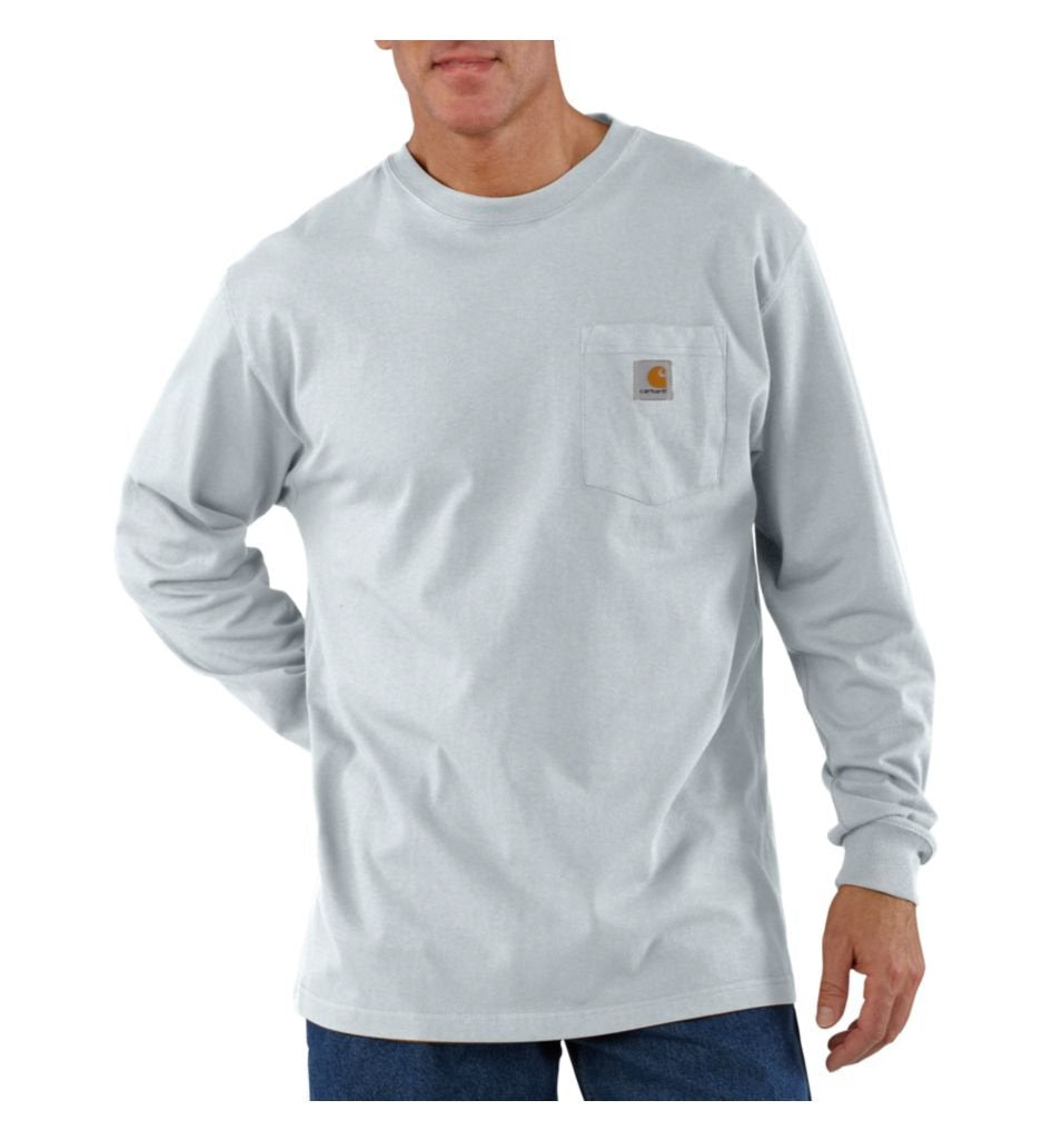 Carhartt Men's Loose Fit Heavyweight Long Sleeve Pocket T-Shirt