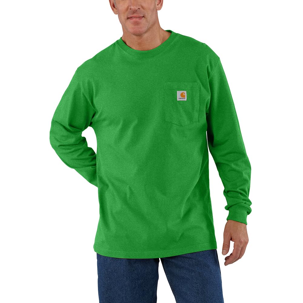 Carhartt Men's Loose Fit Heavyweight Long Sleeve Pocket T-Shirt