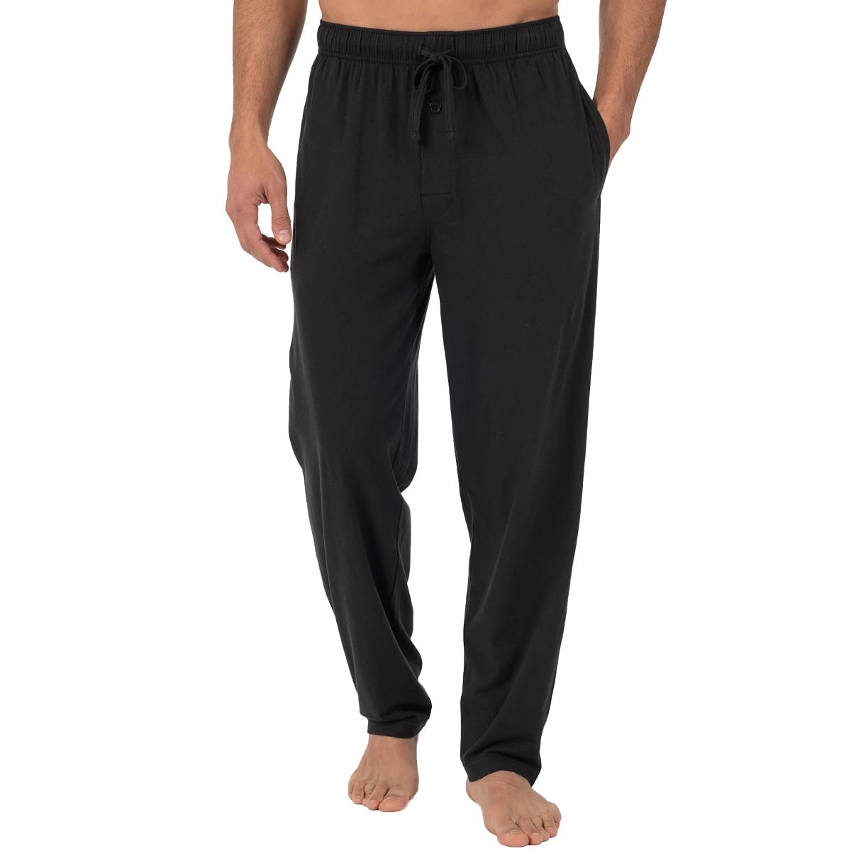 Fruit of the Loom Men's Extended Sizes Jersey Knit Sleep Pajama Lounge Pant (1 & 2 Packs)