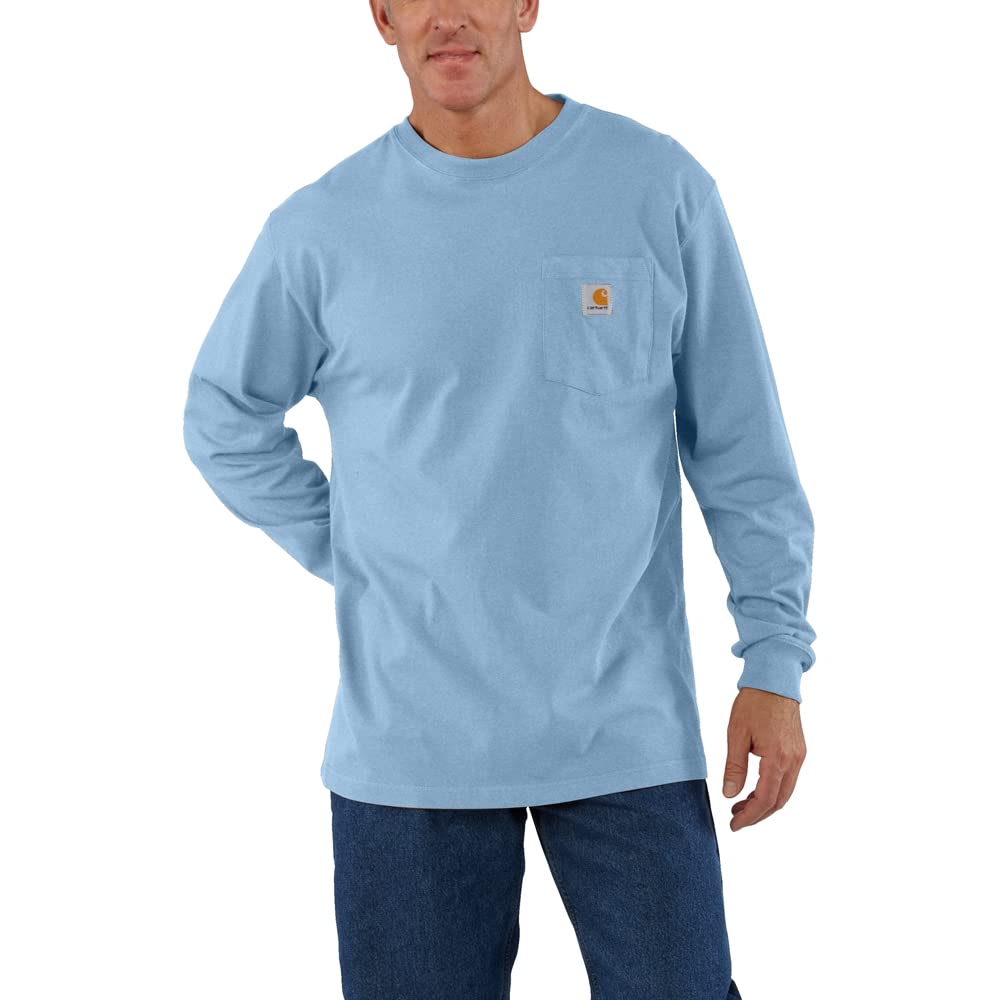 Carhartt Men's Loose Fit Heavyweight Long Sleeve Pocket T-Shirt