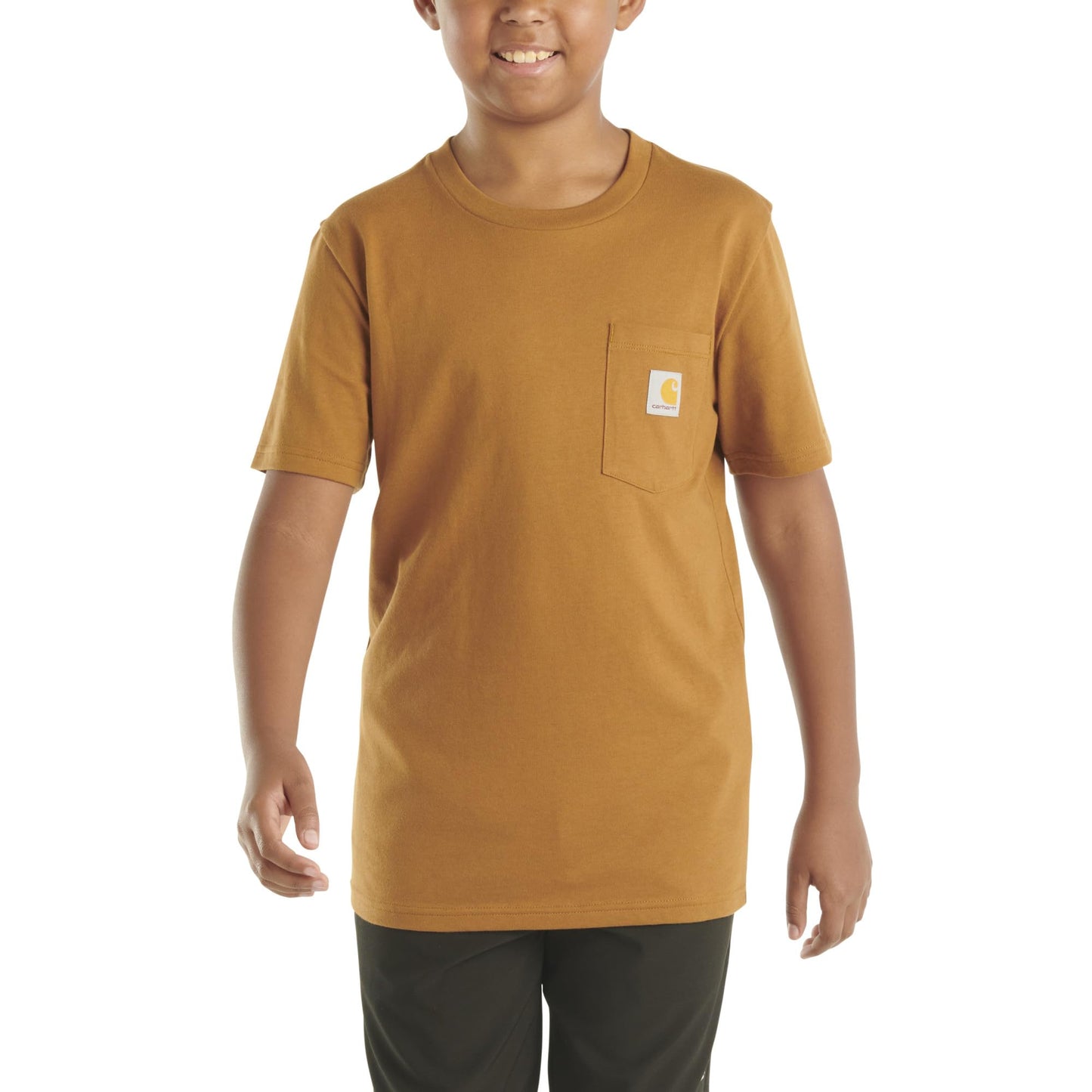 Carhartt Unisex Kid's Short Sleeve Pocket T Tee Shirt