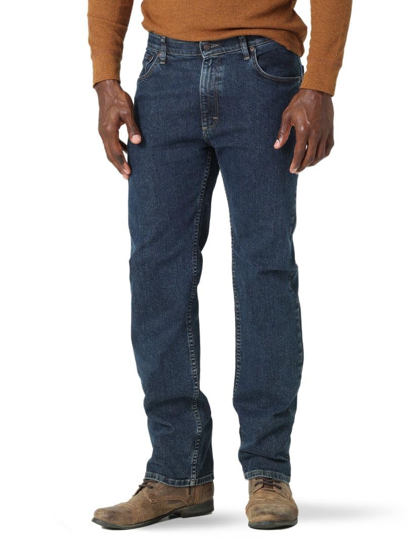 Wrangler Men's Regular Fit Comfort Flex Waist Jean