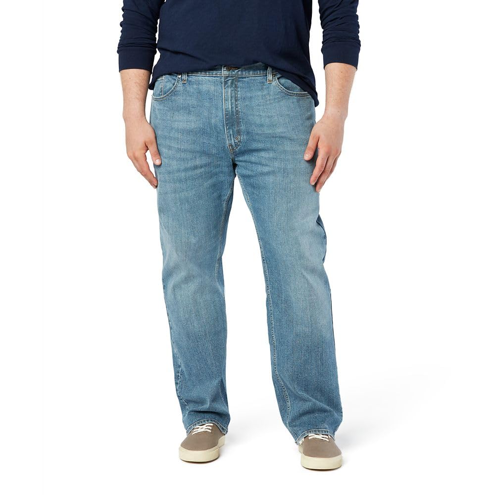 Levi Strauss Signature Gold Men's Relaxed Fit Flex Jeans (Available in Big & Tall)