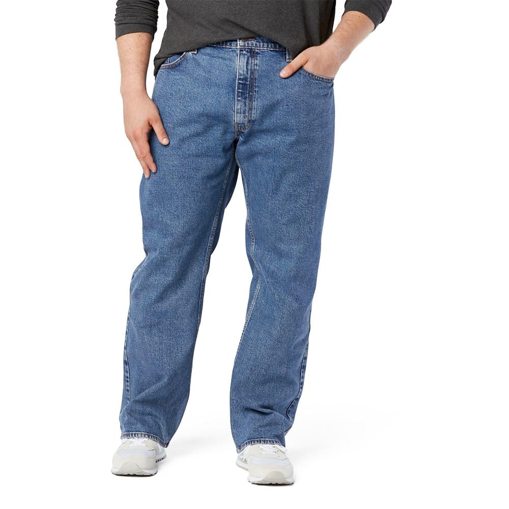 Levi Strauss Signature Gold Men's Relaxed Fit Flex Jeans (Available in Big & Tall)