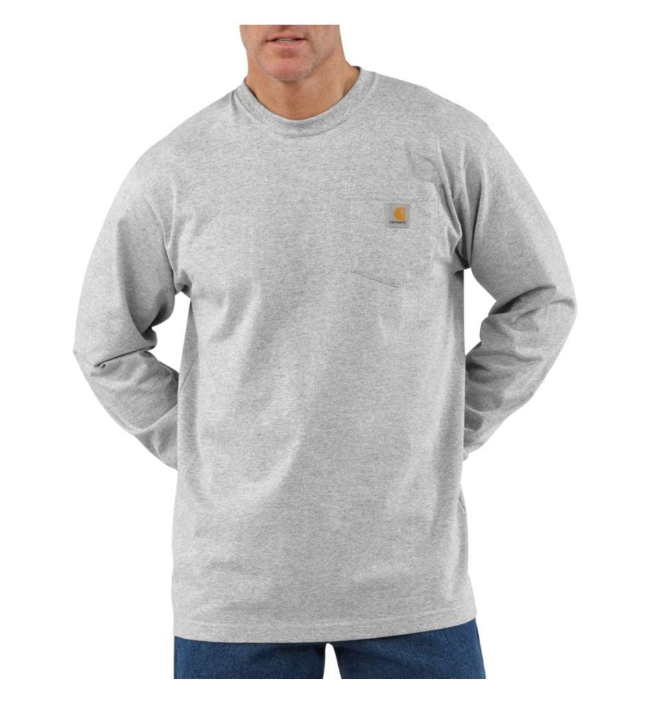 Carhartt Men's Loose Fit Heavyweight Long Sleeve Pocket T-Shirt