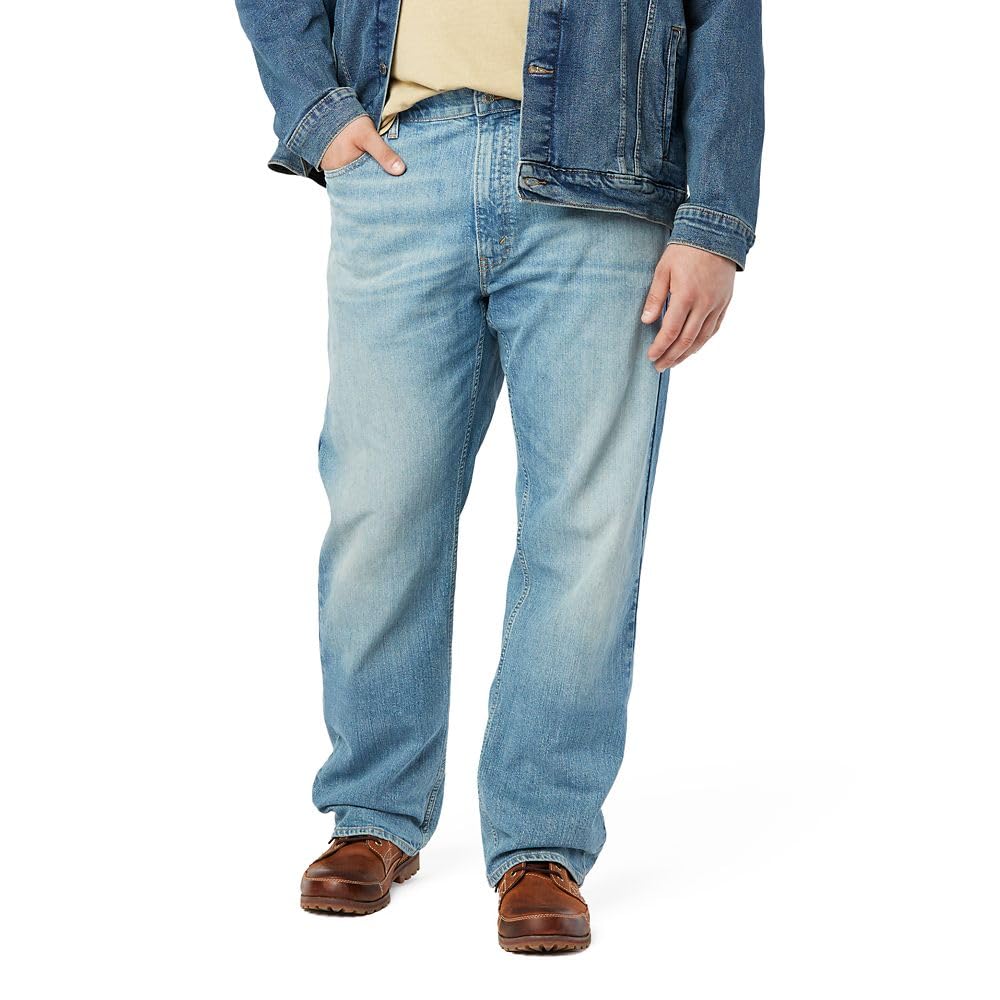 Levi Strauss Signature Gold Men's Relaxed Fit Flex Jeans (Available in Big & Tall)