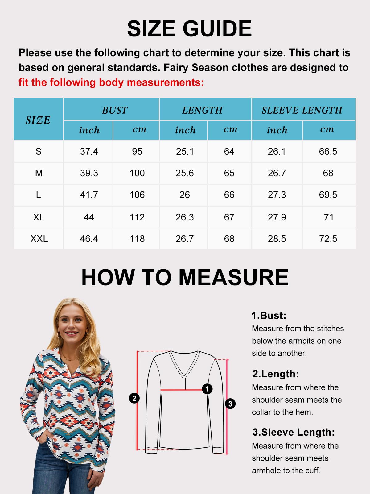 Womens Long Sleeve T Shirts Aztec Cow Print Western Henley Tops Ladies Graphic Tees Casual V Neck Loose Fit Blouse