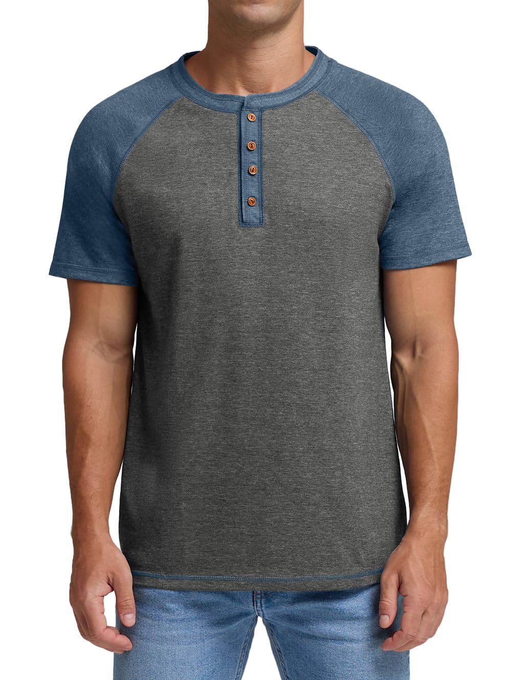 Sailwind Mens Henley Long/Short Sleeve T-Shirt Cotton Casual Shirt