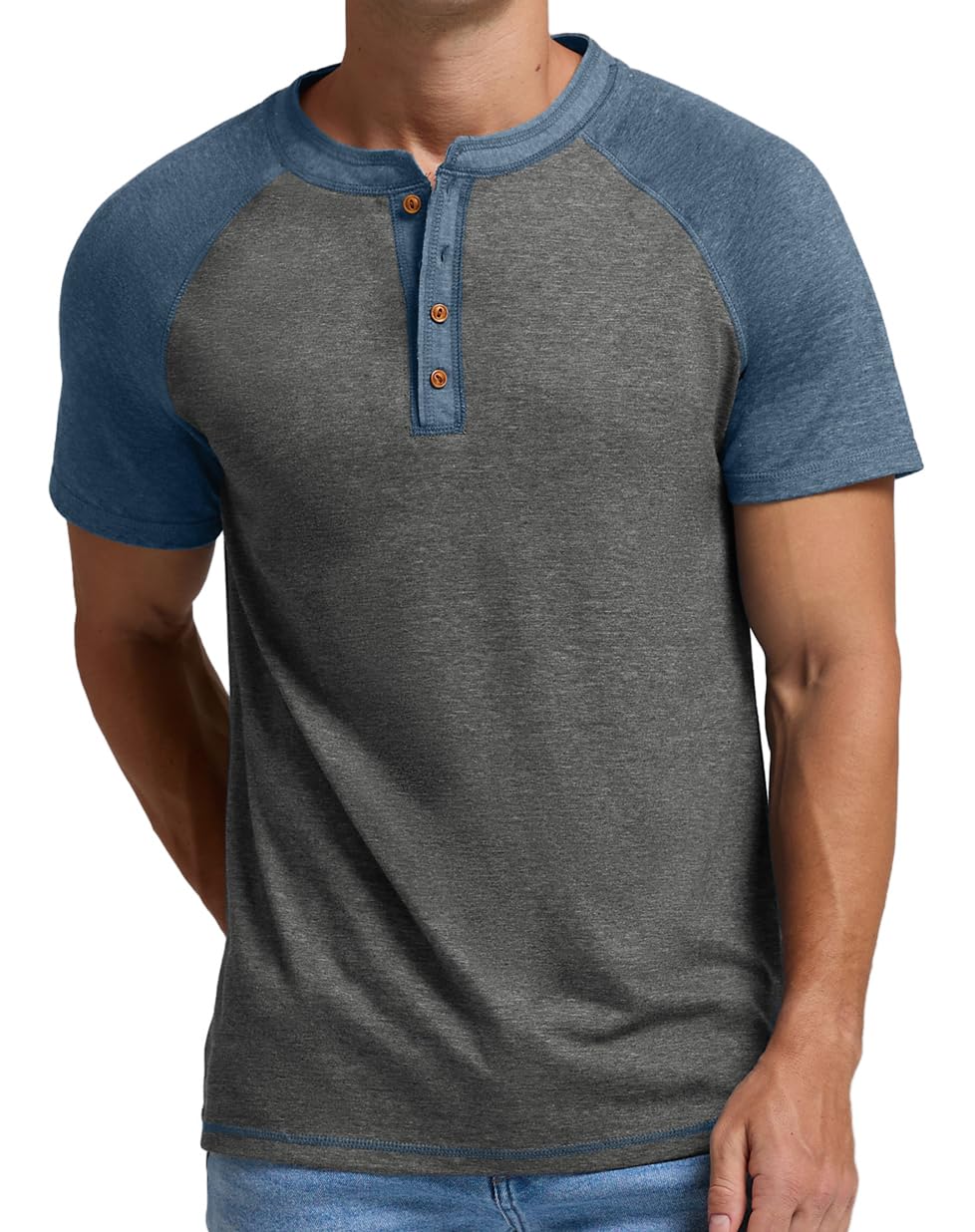 Sailwind Mens Henley Long/Short Sleeve T-Shirt Cotton Casual Shirt