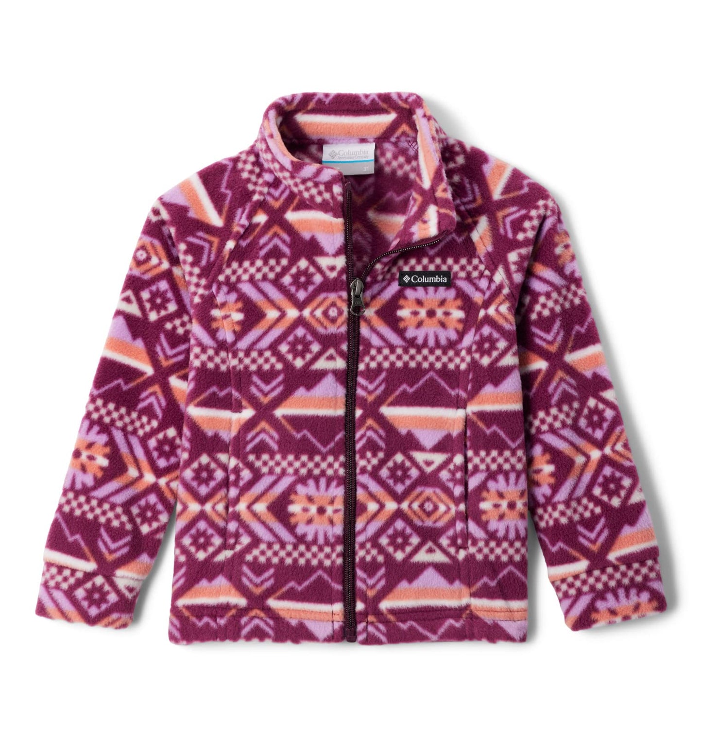 Columbia Girls' Benton Springs Ii Printed Fleece Jacket