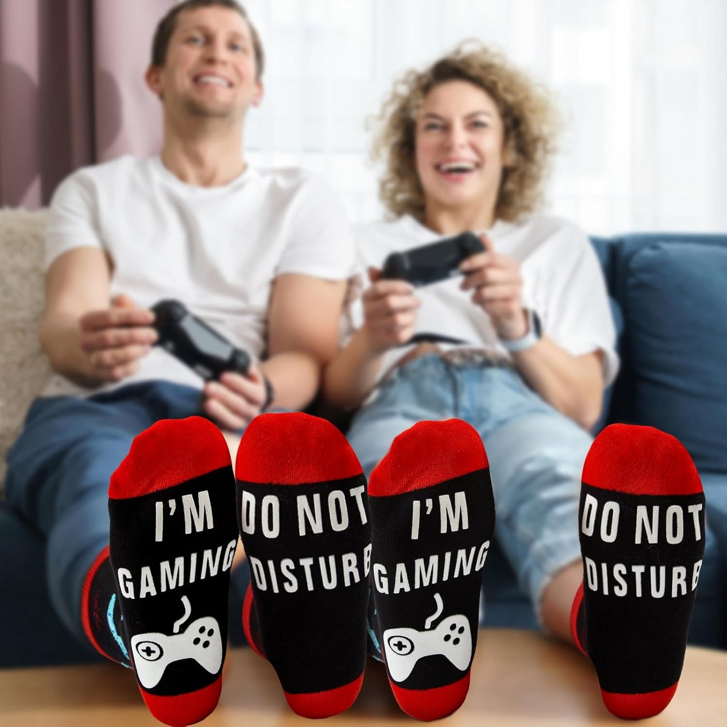 Easter Basket Stuffers for Teens, Gifts for Him Boys Boyfriend Husband, Stocking Stuffers for Teens, Funny Gamer Socks