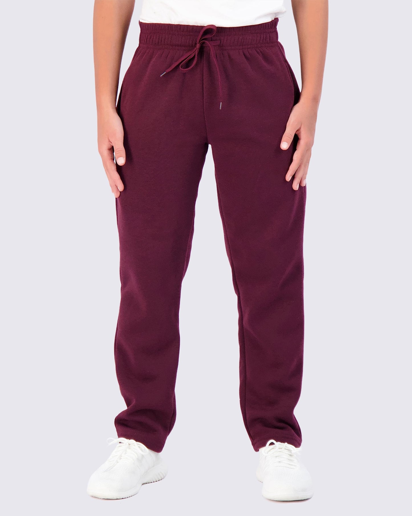 Real Essentials 3 Pack: Boys' Tech Fleece Open Bottom Sweatpants with Pockets