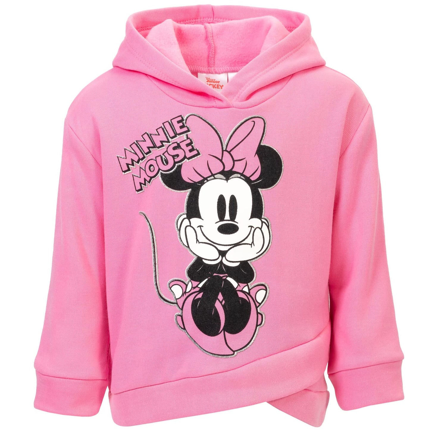 Disney Minnie Mouse Mickey Mouse Pullover Fleece Hoodie and Leggings Outfit Set Infant to Big Kid Sizes (12 Months - 14-16)