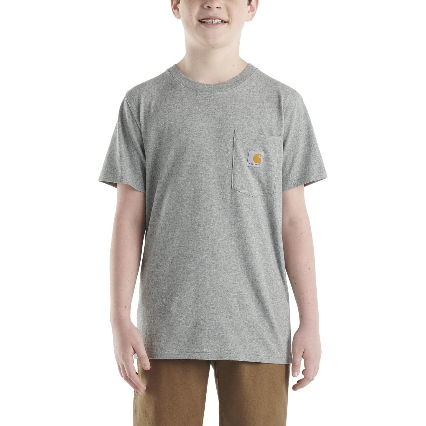 Carhartt Unisex Kid's Short Sleeve Pocket T Tee Shirt