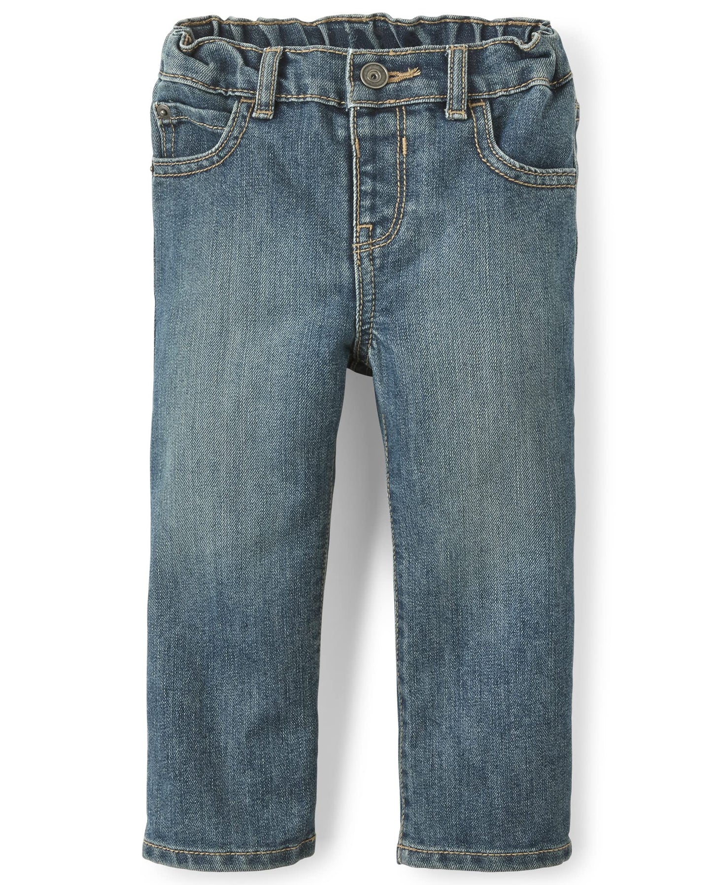 The Children's Place Baby and Toddler Boys' Basic Bootcut Jeans