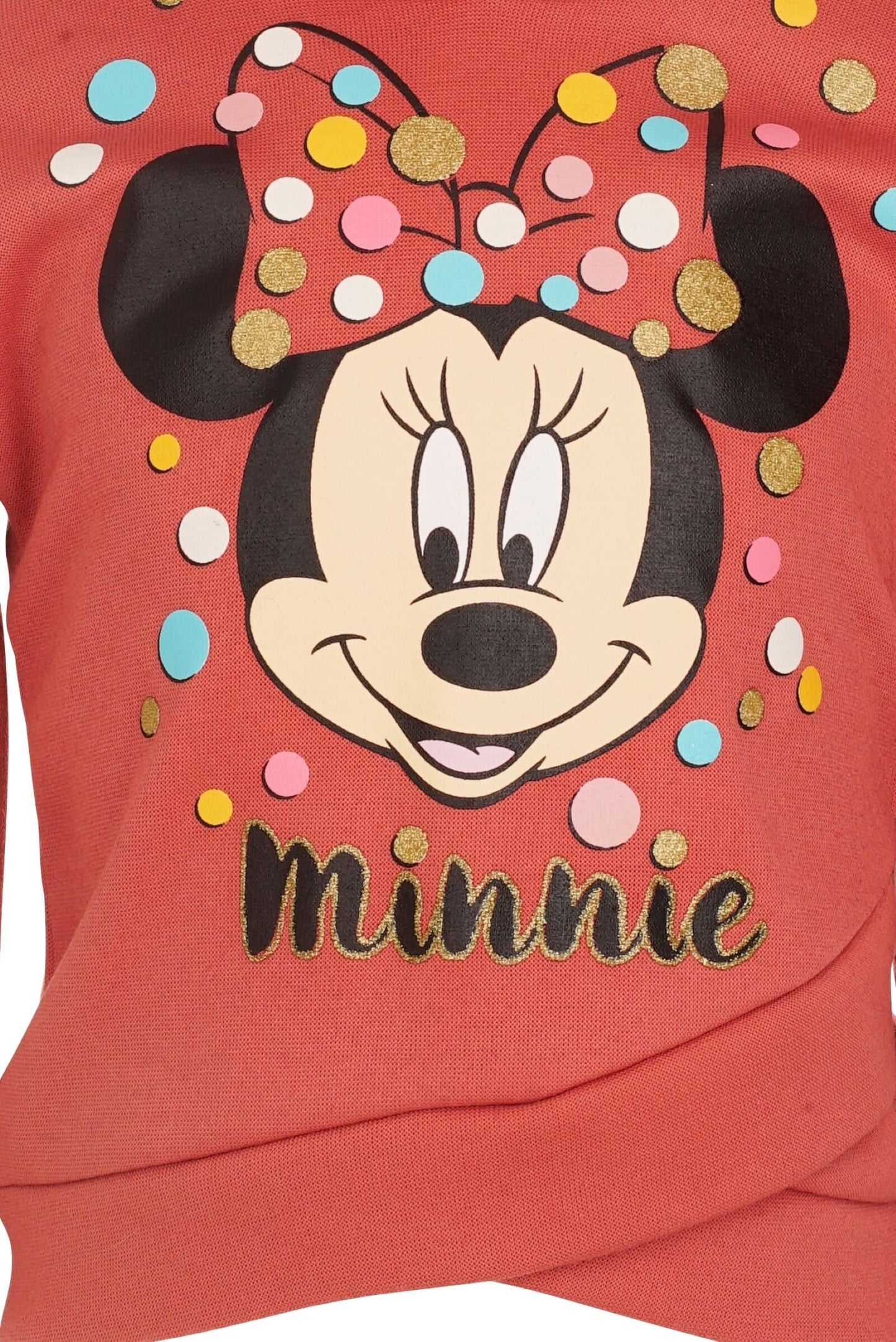 Disney Minnie Mouse Mickey Mouse Pullover Fleece Hoodie and Leggings Outfit Set Infant to Big Kid Sizes (12 Months - 14-16)